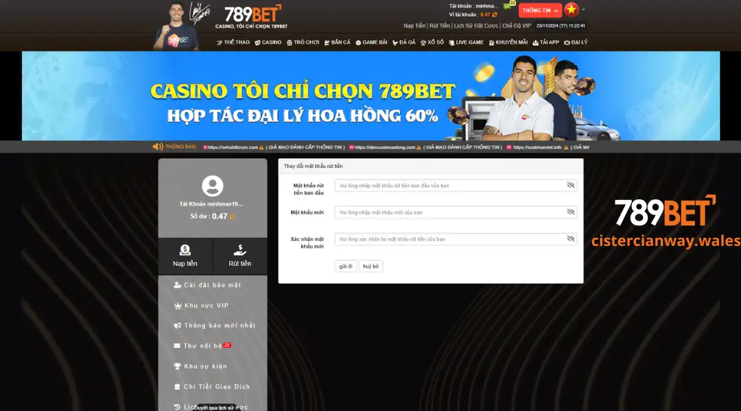 Hướng Dẫn Nạp Tiền 789bet - Trải Nghiệm Cá Cược Xanh Chín 10 | 789BET Cài mật khẩu rút tiền trước khi nạp tiền tại 789BET để bảo mật